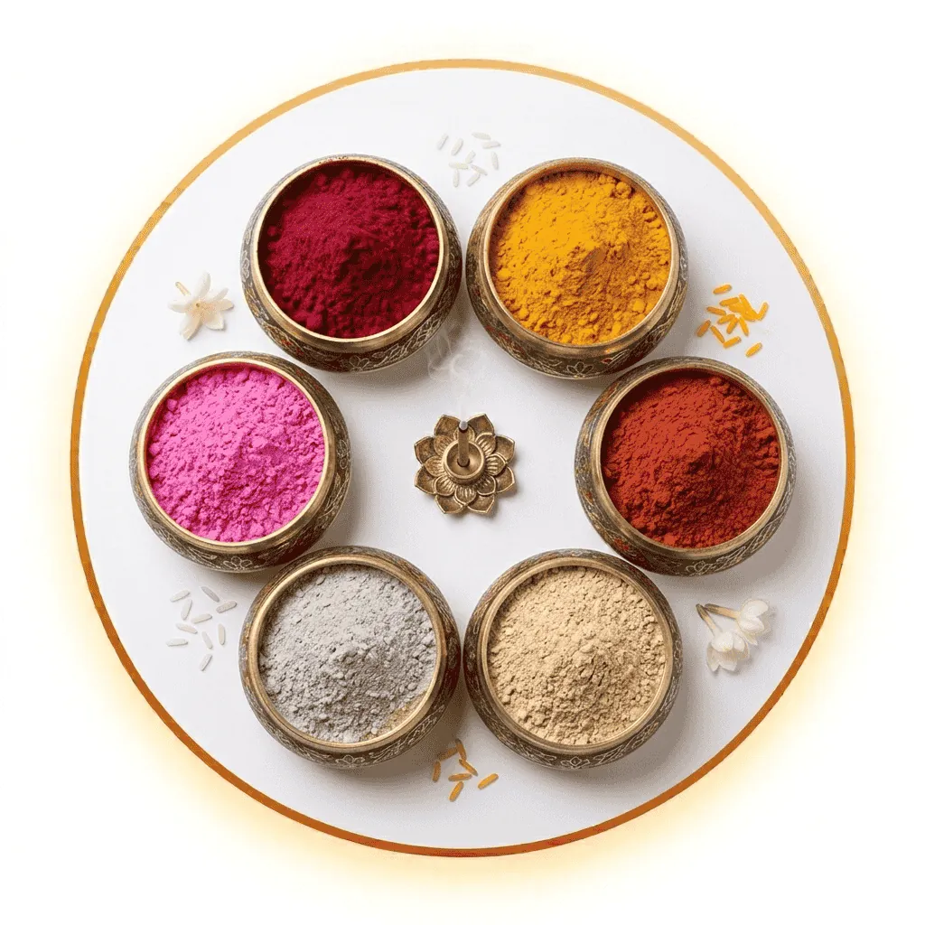 Kumkum, Tilak & Sacred Powders