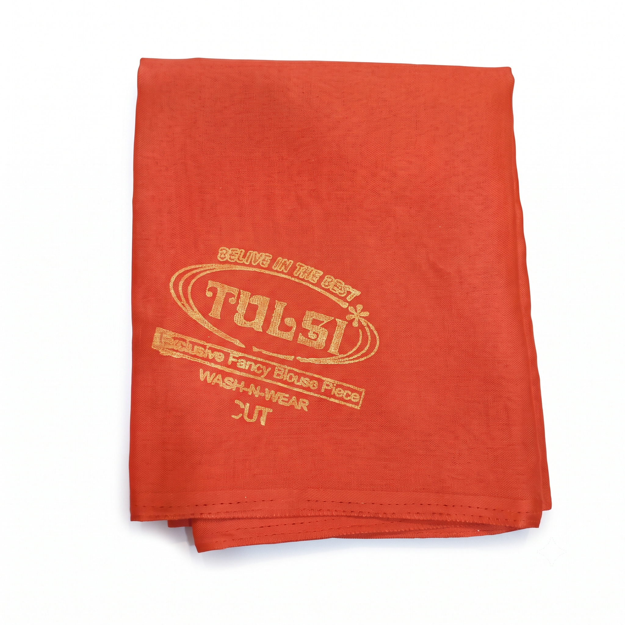 Tulsi Exclusive Fancy Orange Blouse Piece