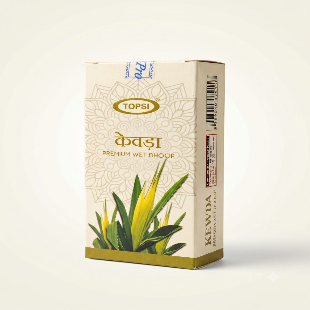 TOPSI Kewda Premium Wet Dhoop (केवड़ा)